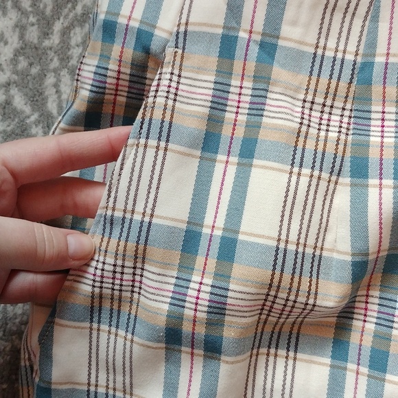 Women's plus size Ava and Viv spring colored plaid dress pants size 26w NWT - Picture 6 of 9